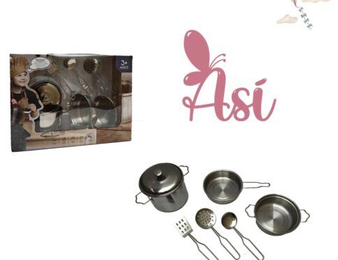 SET DE COCINA ACERO INOXIDABLE