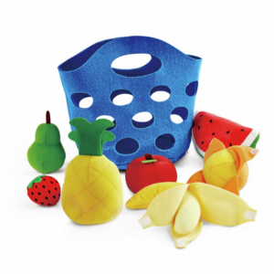 CESTA DE FRUTAS DE TELA HAPE