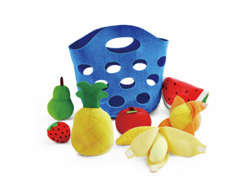 CESTA DE FRUTAS DE TELA HAPE